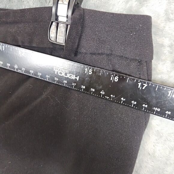 Ellen Tracy  Pants Womens Size 10 Black cuffed inseam 27in - Picture 5 of 10